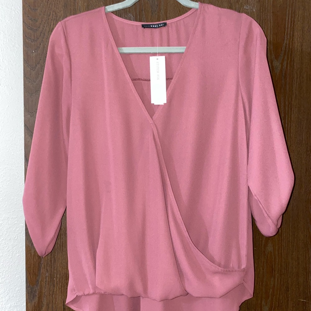 Mauve blouse